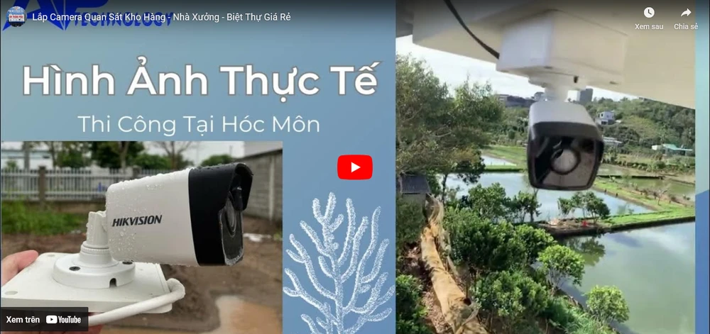 Dự Án Lắp Camera Nhà Xưởng Sản Xuất Chúng Tôi Đã Thi Công