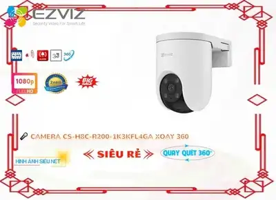 Lắp đặt camera Camera CS-H8c-R200-1K3KFL4GA Wifi