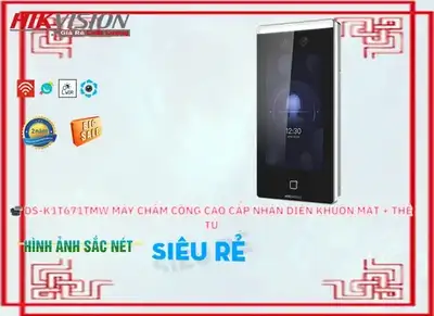DS-K1T671TMW Hikvision Máy Chấm Công,Giá Phân Phối DS-K1T671TMW,DS-K1T671TMW giá kỹ thuật,Phân phối rẻ ,Phân Phối Sỉ ,Công ty bán DS-K1T671TMW,DS-K1T671TMW sale mạnh,Giá Bán DS-K1T671TMW,DS-K1T671TMW Giá Thấp Nhất,DS-K1T671TMW bán rẻ