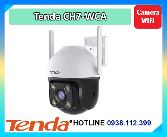 Lắp đặt camera Tenda CH7-WCA Camera Wifi Ngoài Trời