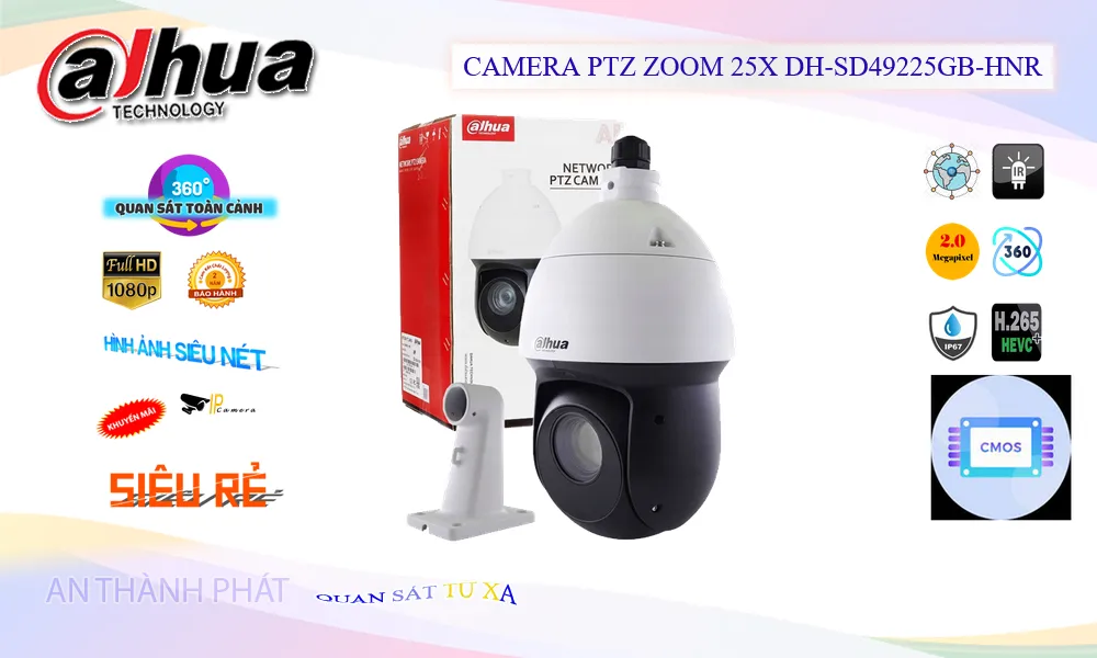 DH-SD49225GB-HNR sắc nét Dahua
