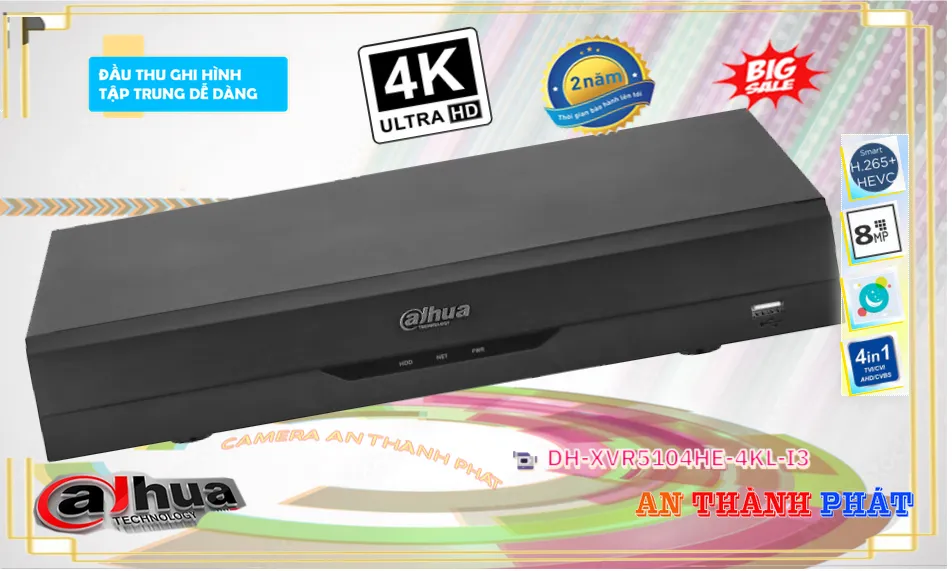 DH-XVR5104HE-4KL-I3 sắc nét Dahua