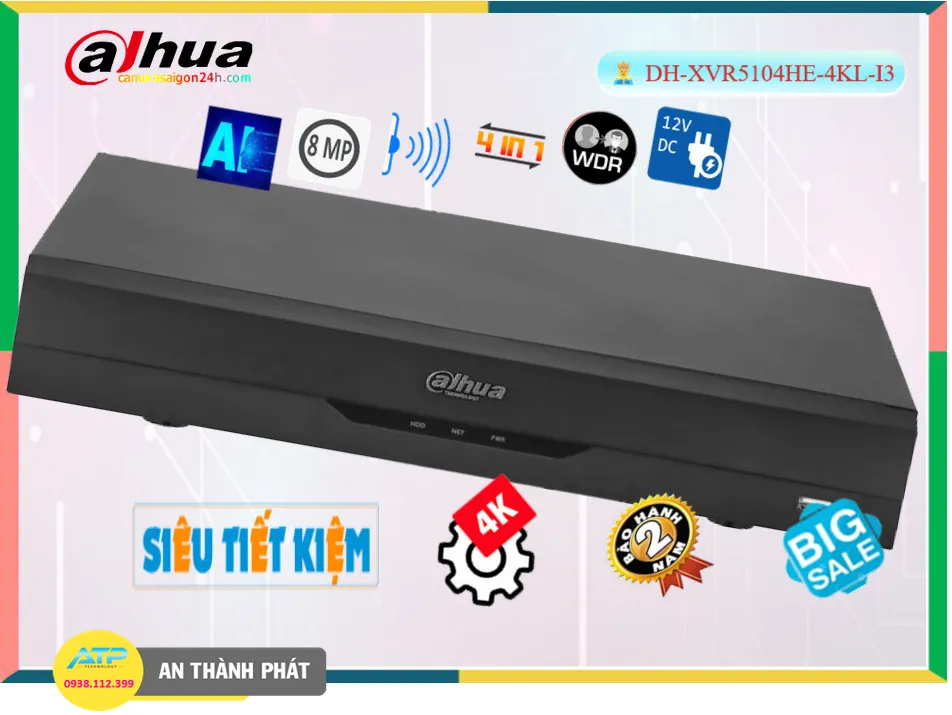 DH XVR5104HE 4KL I3,Đầu Ghi Hình Dahua DH-XVR5104HE-4KL-I3,DH-XVR5104HE-4KL-I3 Giá rẻ,DH-XVR5104HE-4KL-I3 Công Nghệ HD  Chất lượng nhất,DH-XVR5104HE-4KL-I3 Chất Lượng,bán DH-XVR5104HE-4KL-I3,DH-XVR5104HE-4KL-I3 bán rẻ,DH-XVR5104HE-4KL-I3 Giá Thấp Nhất,Giá Bán DH-XVR5104HE-4KL-I3,Nơi bán DH-XVR5104HE-4KL-I3,thông số DH-XVR5104HE-4KL-I3,tuổi thọ DH-XVR5104HE-4KL-I3,DH-XVR5104HE-4KL-I3 Tốt nhất,DH-XVR5104HE-4KL-I3 Giá Hãng