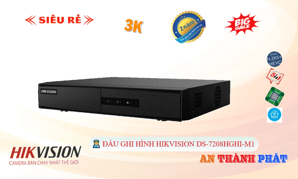 DS-7208HGHI-M1 Đầu Ghi Hình Công Nghệ Mới DS-7208HGHI-M1 Đầu Ghi Hình Công Nghệ Mới