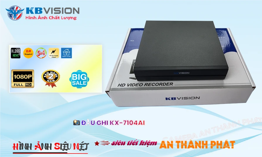  Đầu thu KTS  dùng bộ Lắp Camera Full Color Kbvision Ngoài Trời