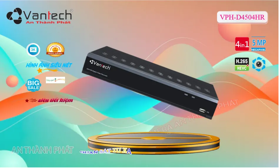  Trung Tâm Ghi Hình  dùng bộ Lắp Trọn Bộ Camera Vantech Siêu Nét
