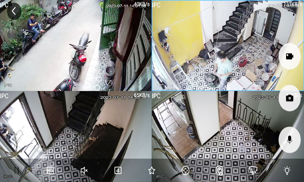 Trọn Bộ Camera Bãi xe Full Color